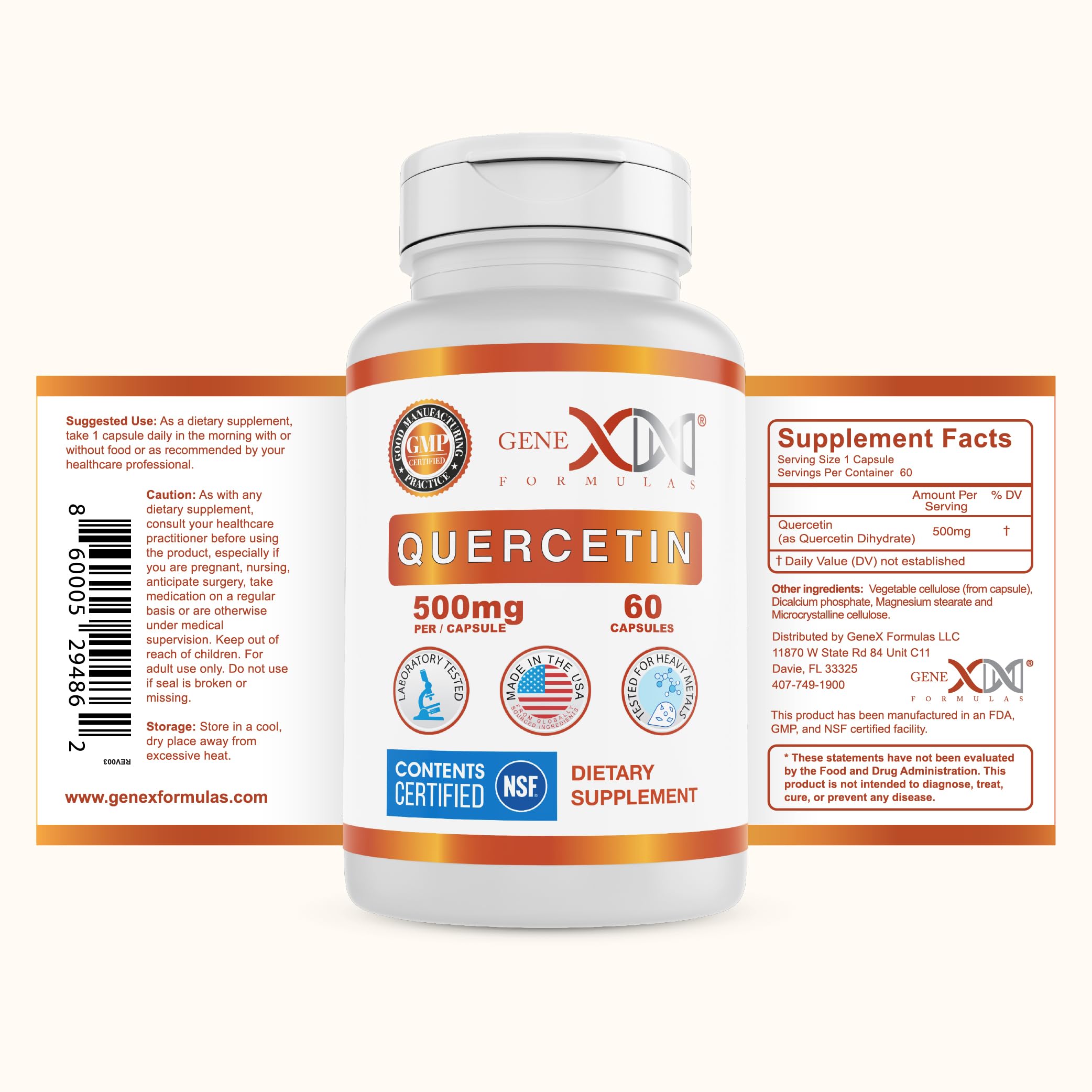 Presentación de Genex Quercetin junto a resveratrol como combinación