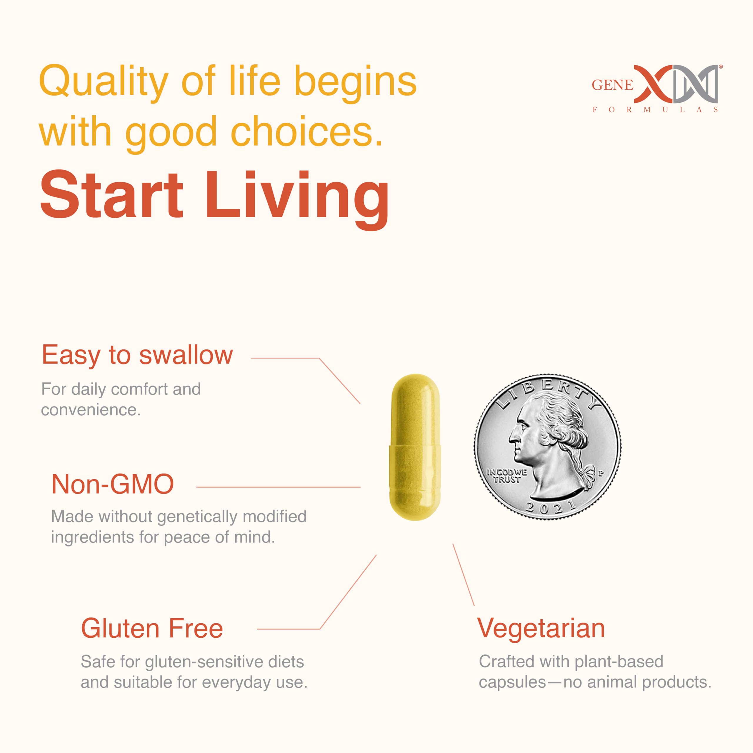 Frasco Genex Quercetin en cocina como complemento de dieta diaria