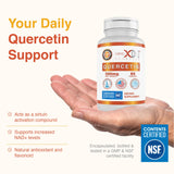 Persona activa tomando Genex Quercetin como apoyo al estilo de vida