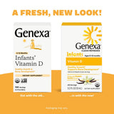 Genexa etiqueta nutricional destacando ingredientes orgánicos