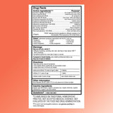 Genexa Flu Fix etiqueta de ingredientes orgánicos y certificaciones destacadas