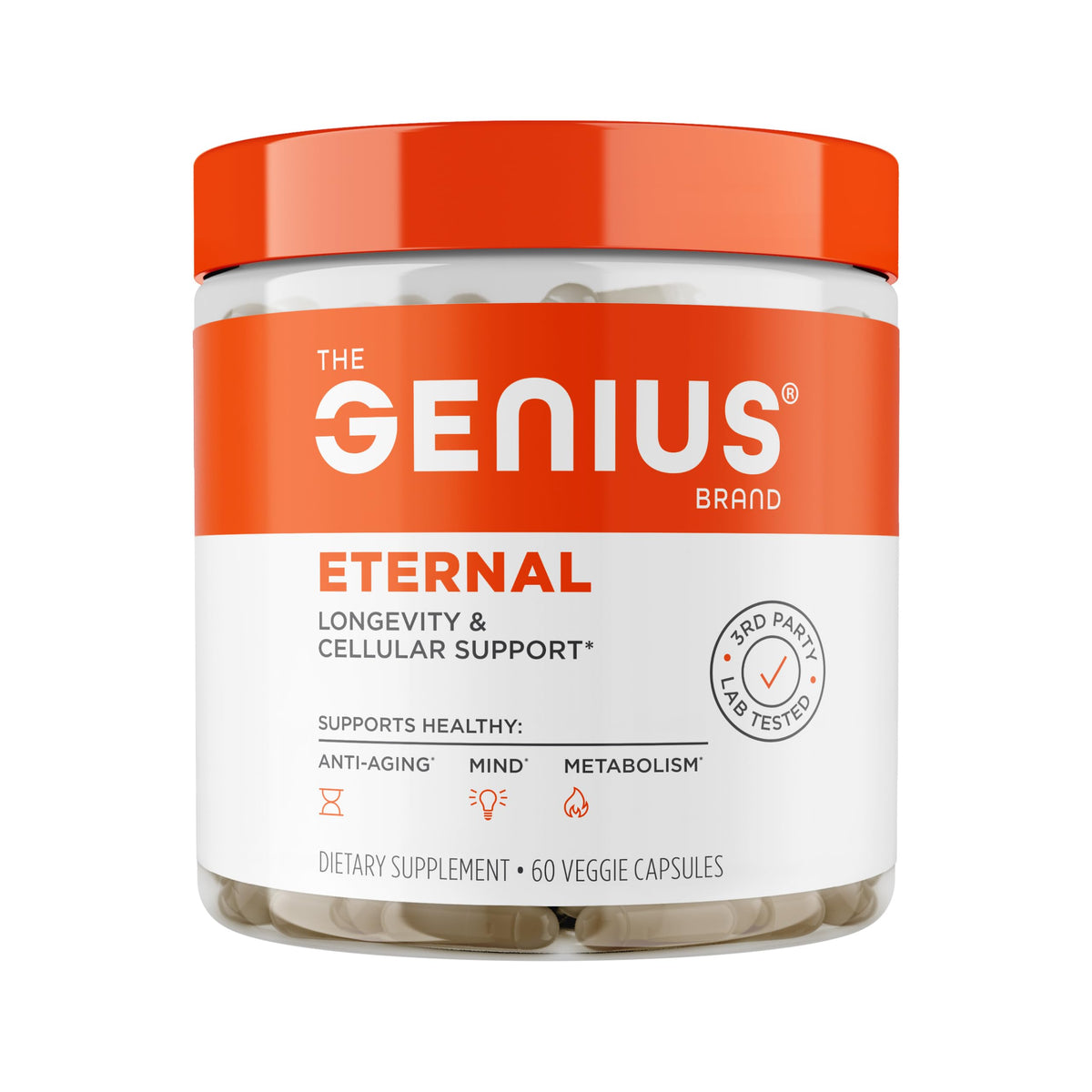 The Genius Brand frontal del envase que transmite confianza y claridad