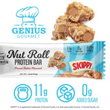 Genius Gourmet barra en mano lista para comer ideal como snack rápido