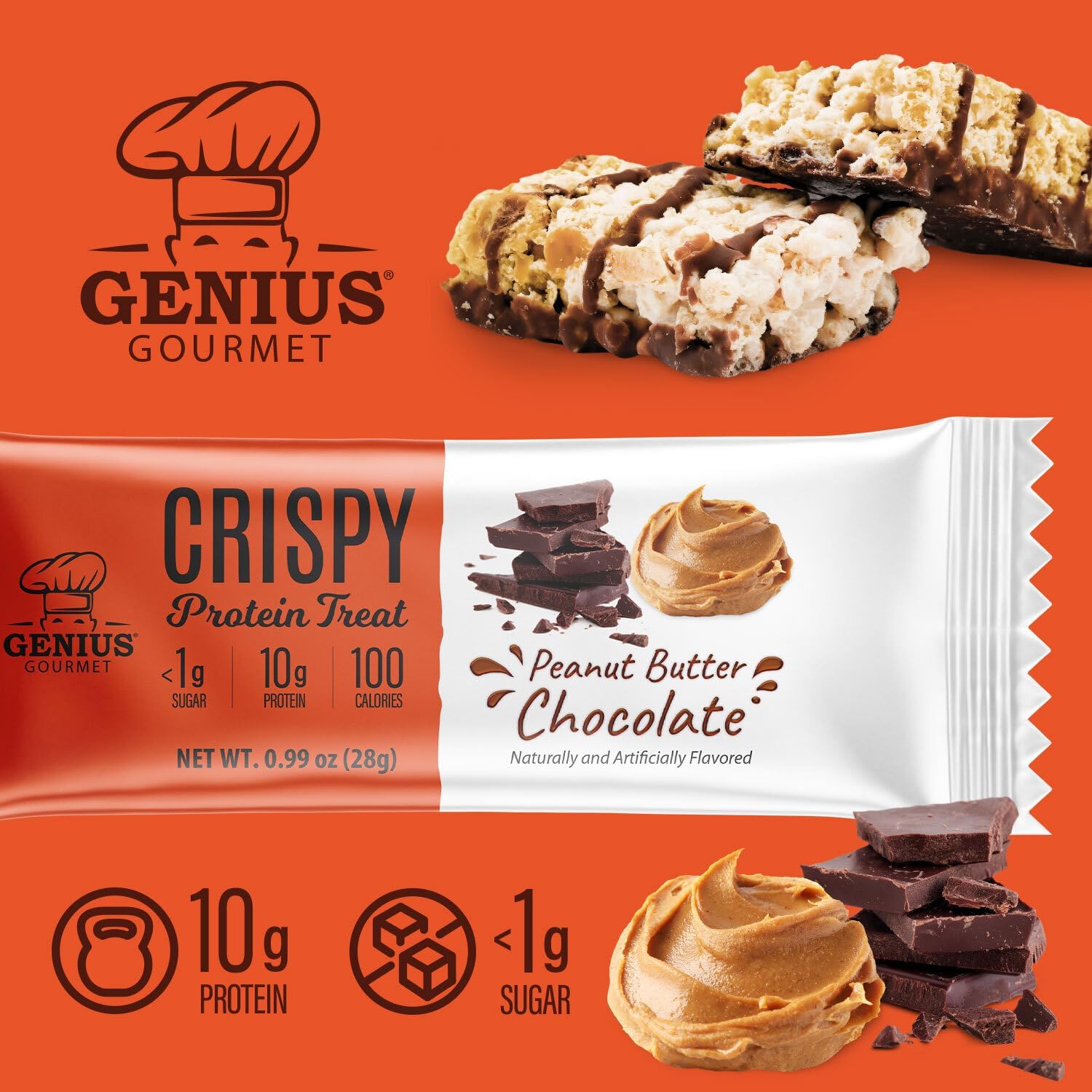 Genius Gourmet barrita en mano para escala y portabilidad conveniente
