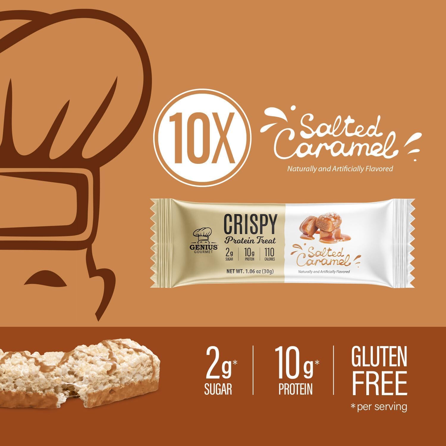 Genius Gourmet caja de 10 unidades ideal para despensa familiar
