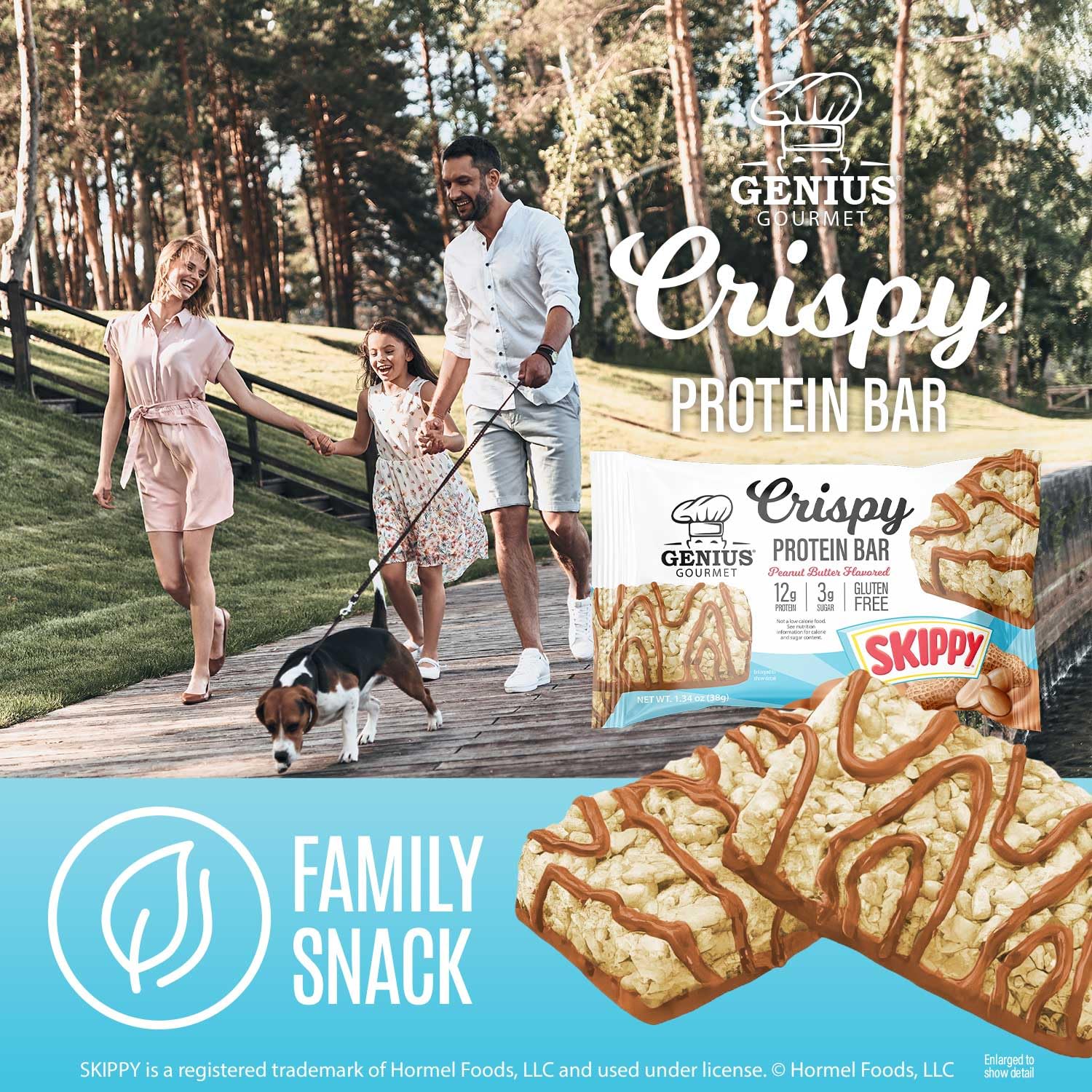 Genius Gourmet SKIPPY paquete de 10 conveniente para almacenamiento
