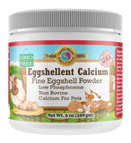 GENTLE BLENDS frasco frontal Eggshellent Calcium mostrando el envase claro y la marca