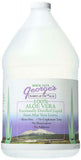 George's envase frontal grande de aloe vera, presentación clara y usable