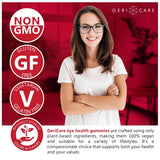 GeriCare producto en escena lifestyle junto a gafas y libro, apoyo visual