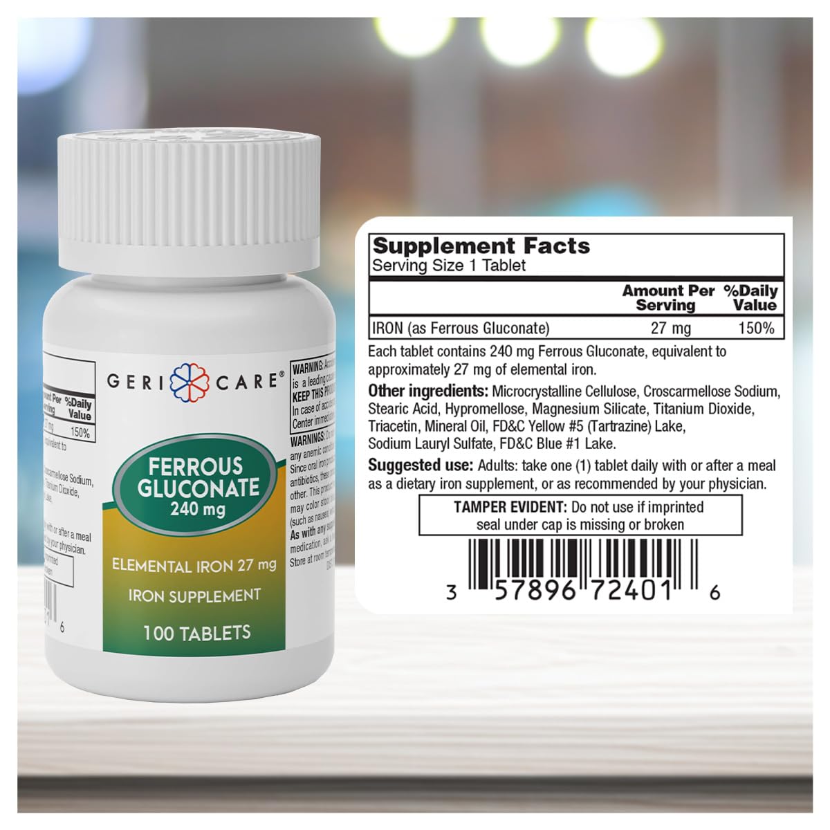 GeriCare detalle de la textura de la tableta que facilita la digestión