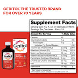 Botella de Geritol sobre encimera de cocina para uso diario y conveniencia