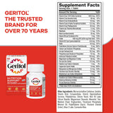 Geritol en escenario de vida activa sugiriendo apoyo nutricional