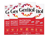 Geritol frasco frontal mostrando diseño y cantidad de tabletas como referencia de compra