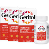 Geritol frente del empaque mostrando el envase y beneficios principales