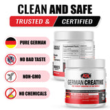 German Creatine textura del polvo micronizado para mejor disolución