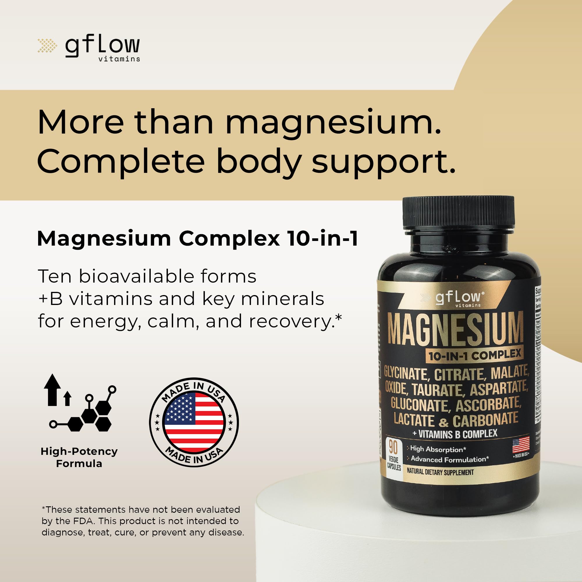 gflow vitamins cápsulas en primer plano textura y facilidad de tragar
