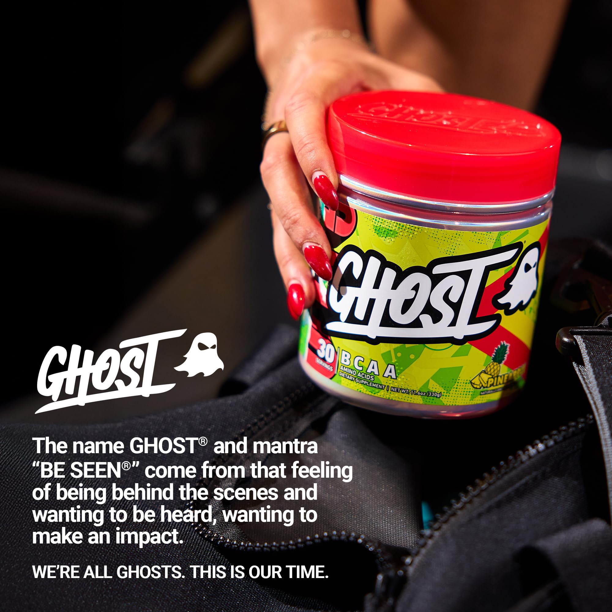 GHOST producto en ambiente de gimnasio, apoya estilo de vida activo