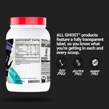 GHOST envase junto a mano para percepción de tamaño y porciones