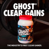 GHOST vaso con Clear Gains mezclado listo para beber tras entreno