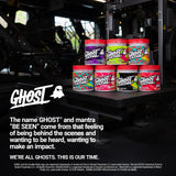 GHOST batido Orange Cream en vaso, sabor cremoso sin azúcares añadidos