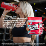 GHOST Legend comparación de tamaño del bote para entender porciones y servicio
