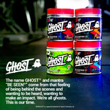 GHOST en gimnasio estilo de vida mostrando enfoque y bombeo muscular