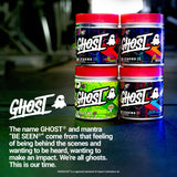 GHOST etiqueta con listado de ingredientes y dosis claras para transparencia