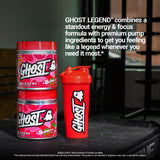 GHOST etiqueta transparente con ingredientes y dosis visibles