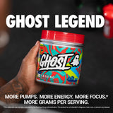 GHOST textura del polvo en mano para apreciar fineza y mezcla fácil