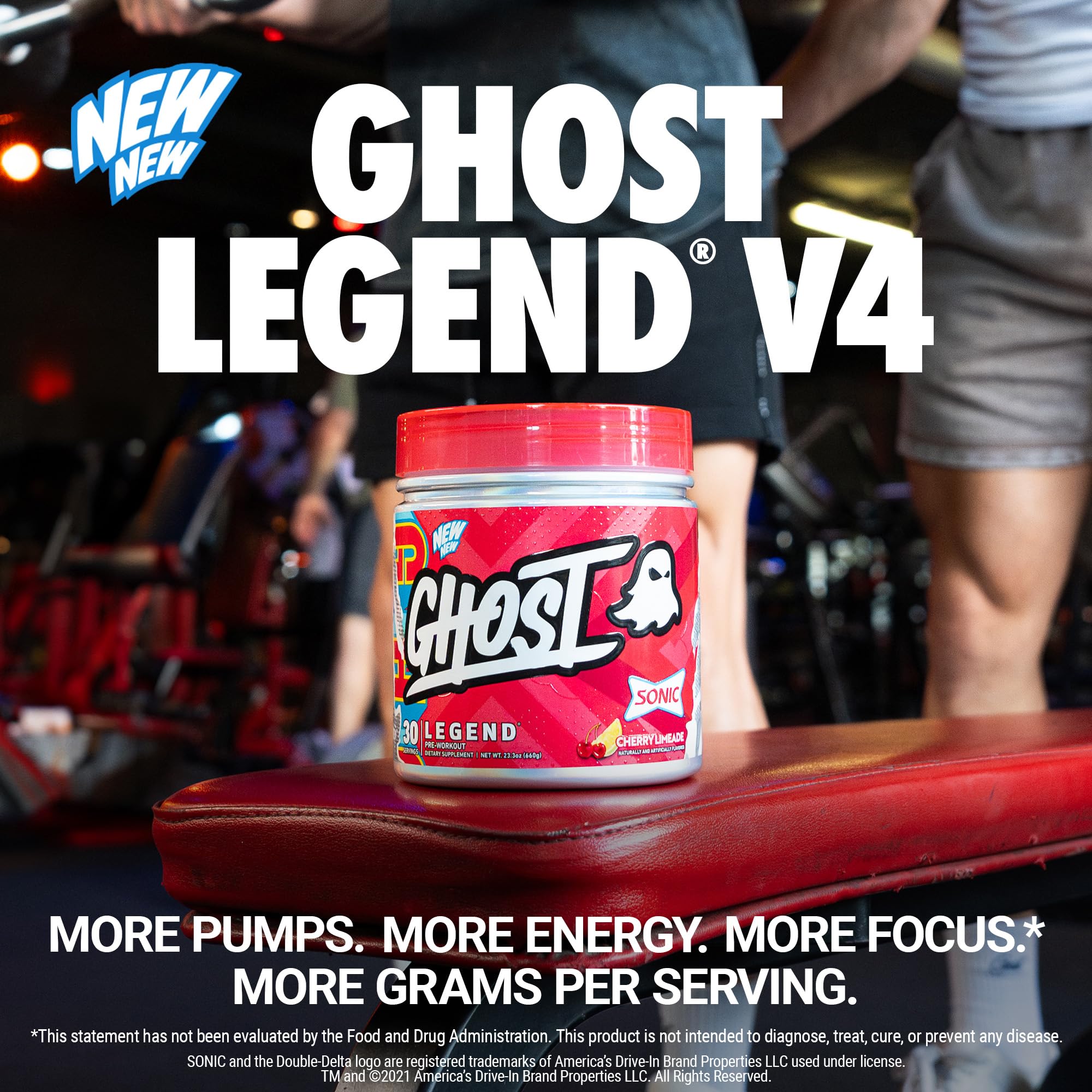 GHOST Legend textura del polvo espresso mostrando mezcla fina y fácil disolución