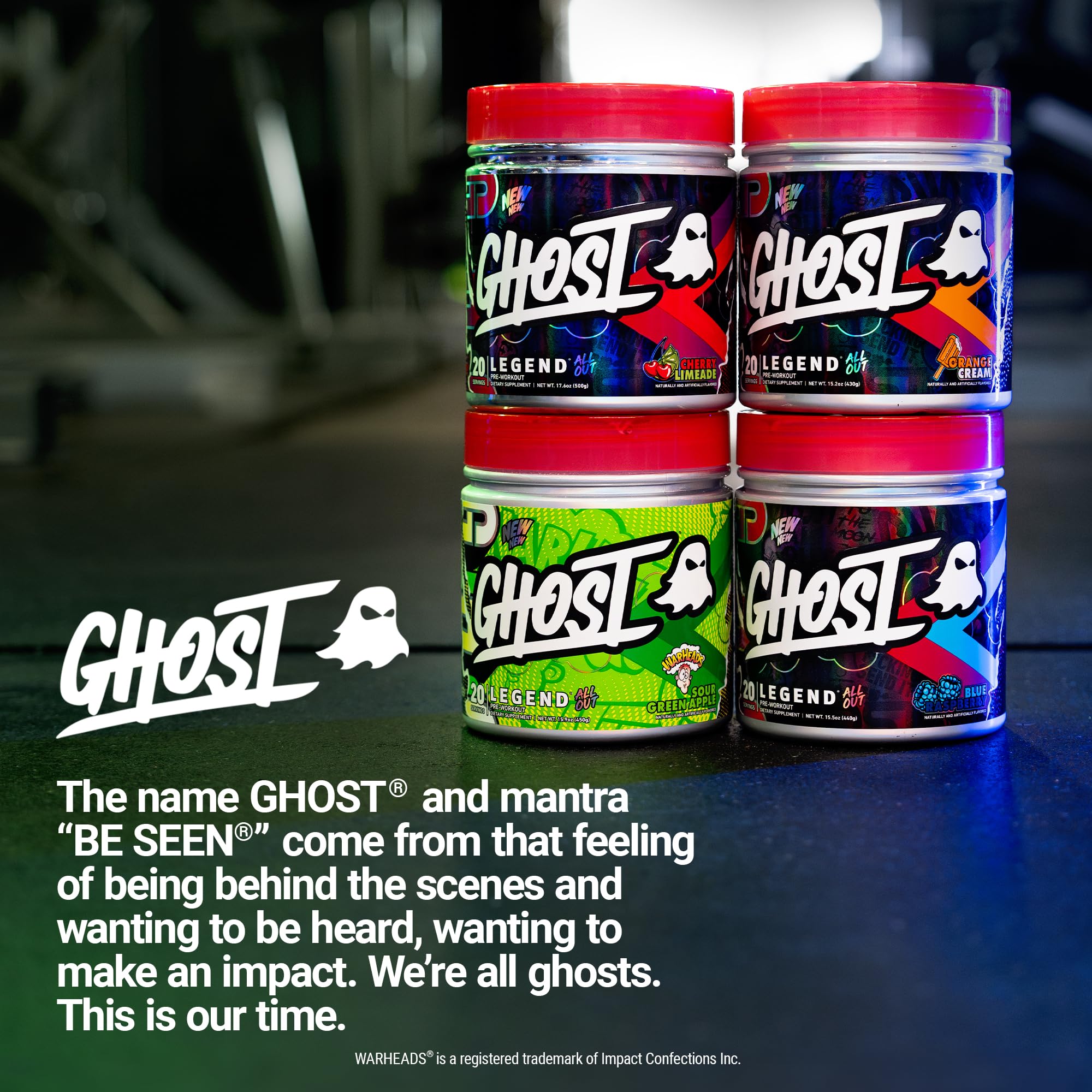 GHOST usado antes de entrenamiento mostrando energía sostenida y rendimiento