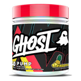 GHOST frente del envase piña mostrando diseño y 40 servicios