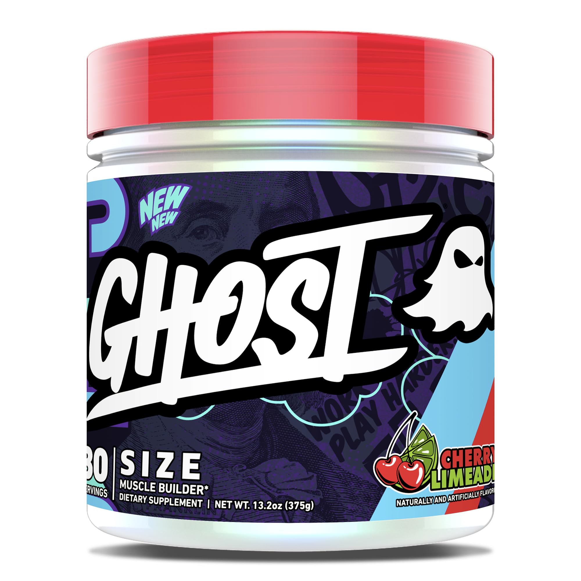 GHOST frasco frontal mostrando diseño y 30 servicios, claridad y confianza