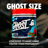 GHOST polvo textura Cherry Limeade en primer plano, atractivo visual y mezcla fácil