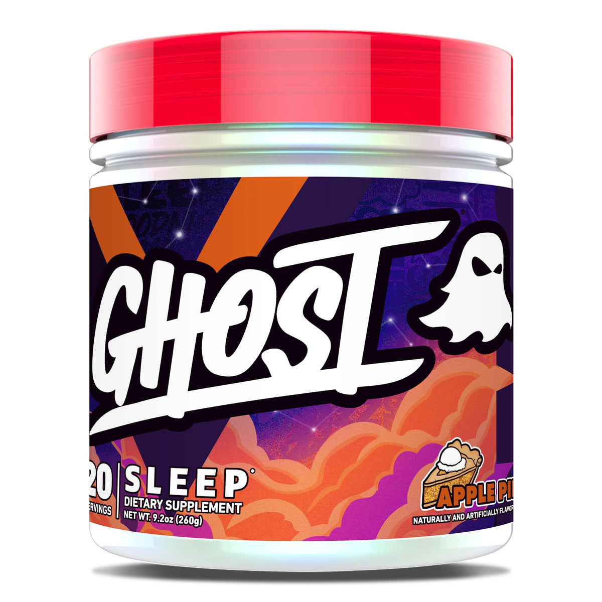 GHOST bote frontal Apple Pie mostrando diseño y porciones claras