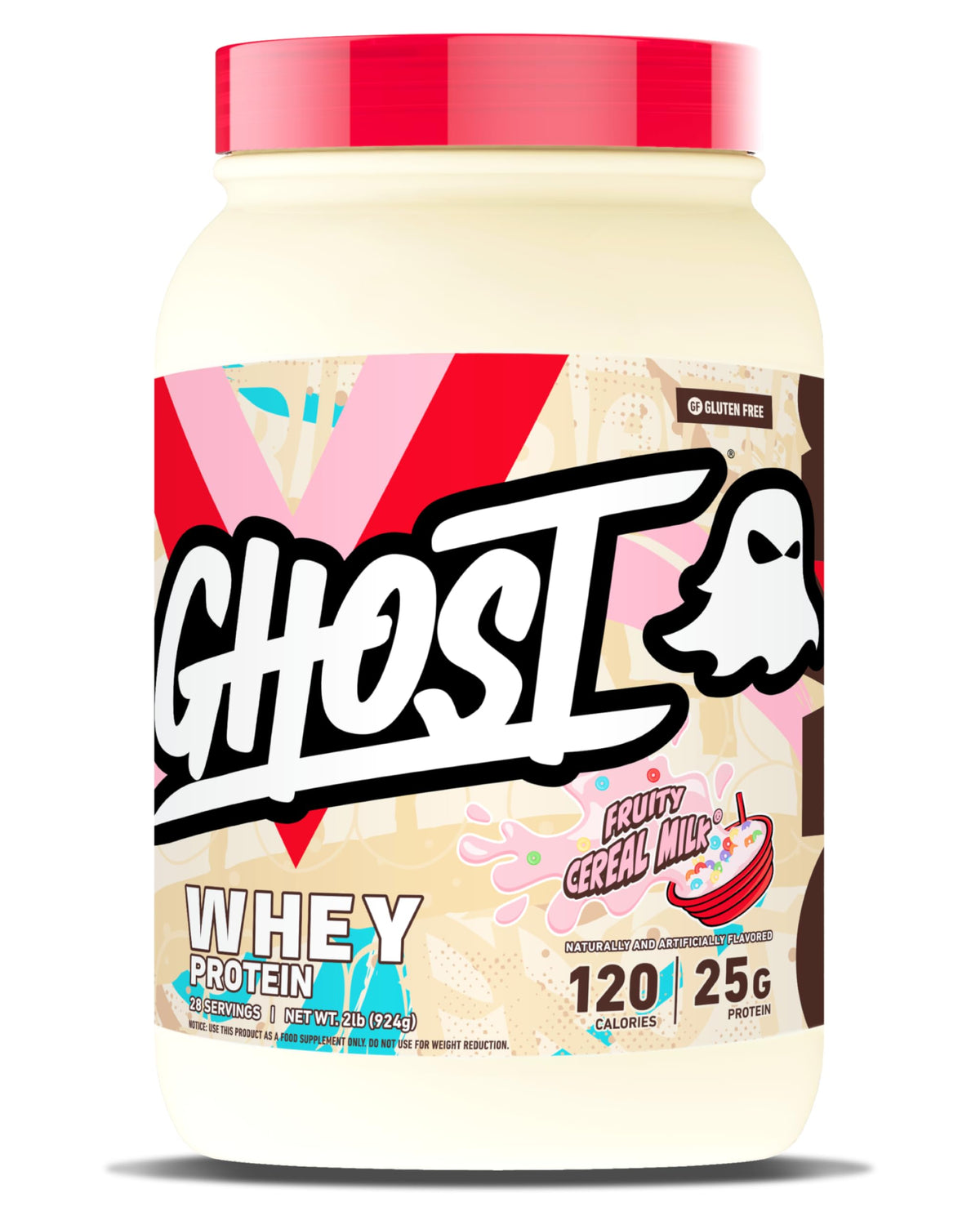 GHOST envase frontal mostrando el producto y beneficio sabor distintivo