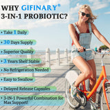 Gifinary pila de hierbas orgánicas que actúan como prebióticos naturales