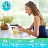 Gifinary cápsula en mano para apreciar tamaño y dosificación conveniente