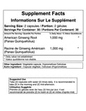 GINSENG & HERB CO-OP cápsulas sobre mesa desayuno para uso práctico diario