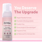 GIRLWIPES uso en ducha para limpieza íntima externa cómoda y práctica