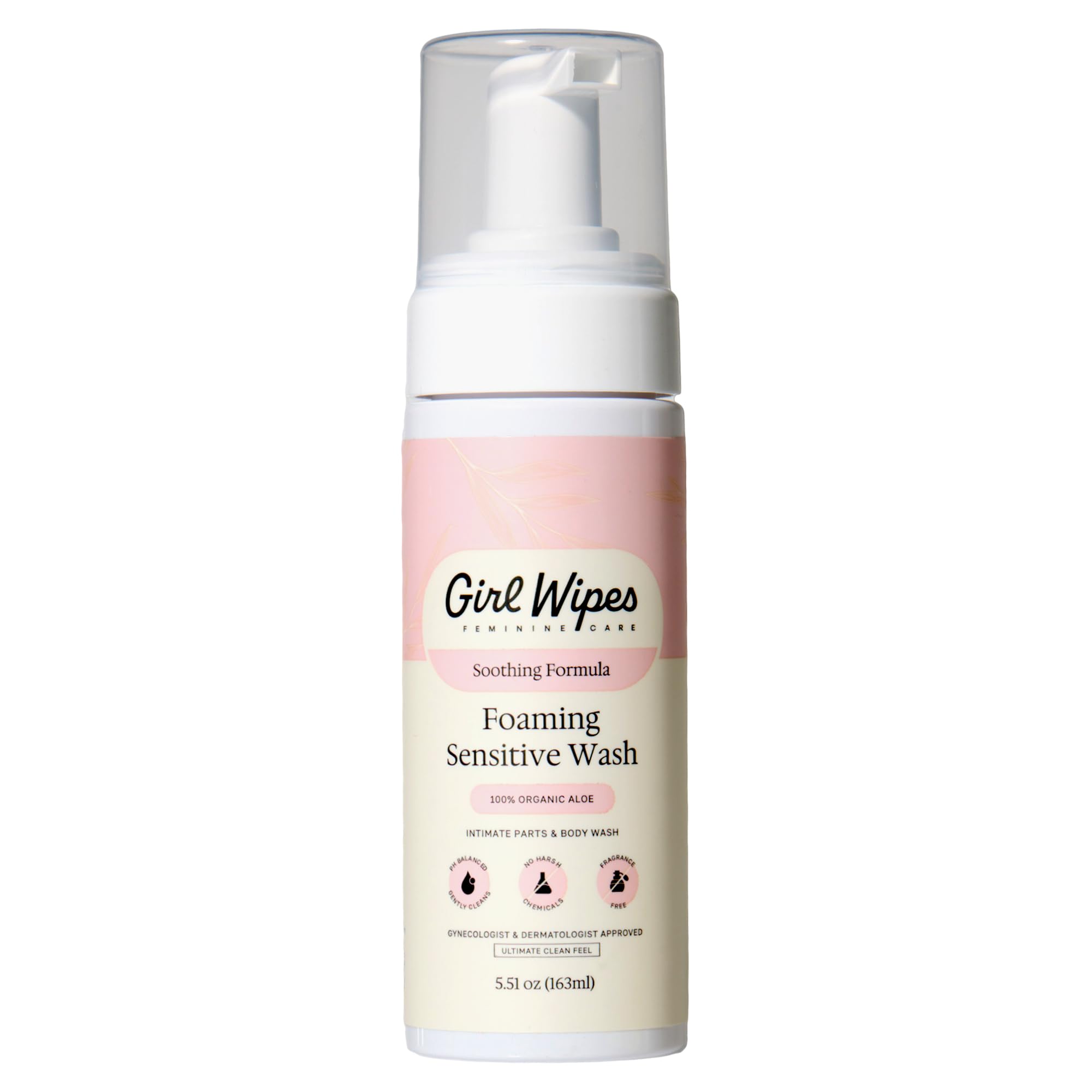 GIRLWIPES envase frontal mostrando diseño y beneficios principales