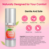 Glam Lady etiqueta con ingredientes destacando formulación suave