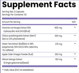 GLEEFULL SUPPS Meno Shred junto a taza para comparar tamaño y dosificación