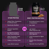 GLO batido preparado en vaso, sabor cremoso y fácil de beber