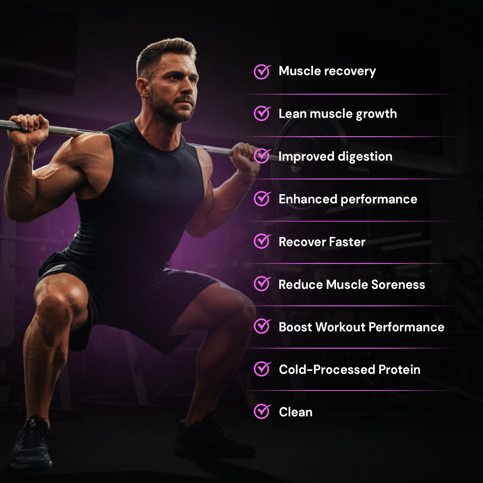 GLO cucharada de proteína servida lista para mezclar y usar