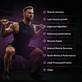 GLO cucharada de proteína servida lista para mezclar y usar