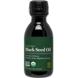 Global Healing Center botella frontal de aceite de semilla negra, pureza preservada