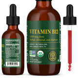 Global Healing Center envase frontal B12 muestra concentración y beneficio energético