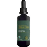 Global Healing Center frasco frontal de Ashwagandha mostrando etiqueta clara y beneficios