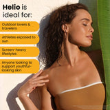 GlocalCare Helio estilo de vida con piel radiante que sugiere aspecto saludable